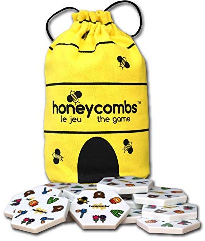 Honeycombs Game, Award Winning Tile Matching Game for Kids & Families, Educational STEM Toy for Cognitive Development, 3 Ways to Play, Mensa Recommended Game with 52 Tactile Tiles, Ages 6+,1-8 Players
