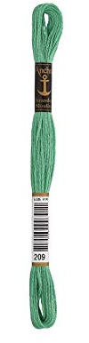 ANCHOR broderitrådar sticktwist, löplängd: 8M 209