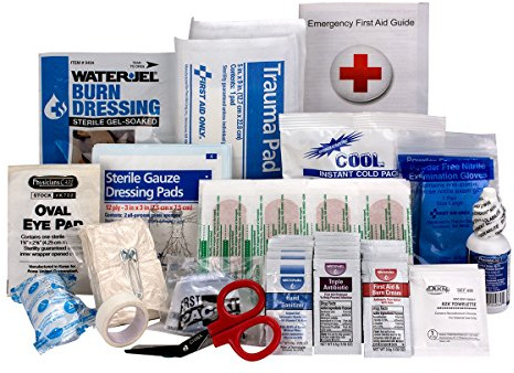First Aid Only 90583 25-Person Emergency First Aid Kit Refill Supplies for Business, Compatible with First Aid Only ANSI 2015 A 90560, 90562 and 90588 Kits, 89 Pieces