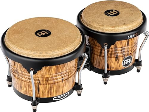 Meinl FreeRide Des. Bongos FWB190LB, 6 3/4+8, Leopard Burl #LB