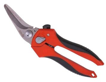 MOB Outillage Universalschere gebogene Form 200mm - Kraftvoll und vielseitig, Edelstahl, selbstschärfende Klingen