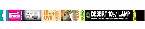 Arcadia D3+ Euro Range 10 Percent Desert Reptile Light, 600 mm