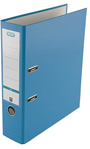 Elba Ordner A4, smart Pro, 8 cm breit, Kunststoff außen, ozeanblau