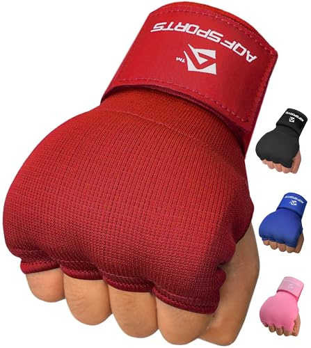 AQF Vendas Boxeo, Guantes Interiores, Muñecas Elásticas Tape Vendaje 75cm Largo, Wraps Protector Mano para Muay Thai, Taekwondo & MMA