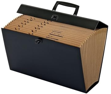 Globe-Weis/Pendaflex Globe Weis 19-Pocket File Express Case (11170) (Colors May Vary),Assorted Colors