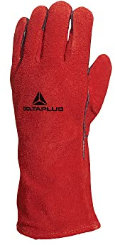 delca515r10 – heatresistanteather Gant rouge – 10