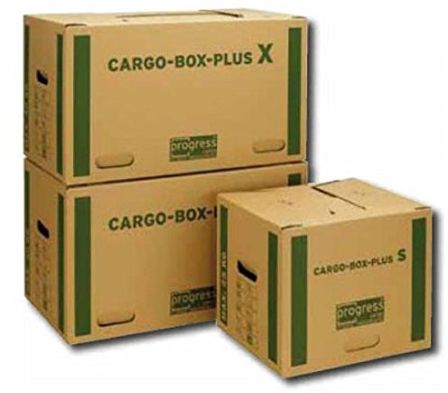 Transportkarto progressCARGO CARGOBOX 750x420x440mm Umzugskarton Pappkarton Umzugskiste 20 Stück