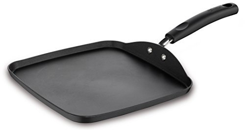 Lagostina Piastra Multicottura, Antiaderente, Alluminio, Nero, Diametro 26 x 26 cm