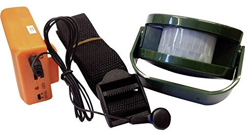 Berger & Schrter InnovAdvance HA702 Jagd Alarm 1-Sensor - Drahtloser Wildmelder mit langer Reichweite, 90-Grad-Sensor, Wasserschutz, leiser Alarm, einfache Installation, speziell fr die Jagd - Grn