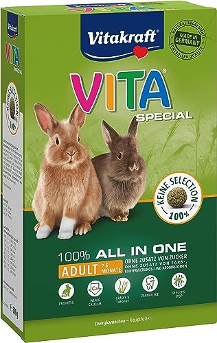 VITAKRAFT Vita Especial Adulto (Regular) - Conejos enanos - 600 g