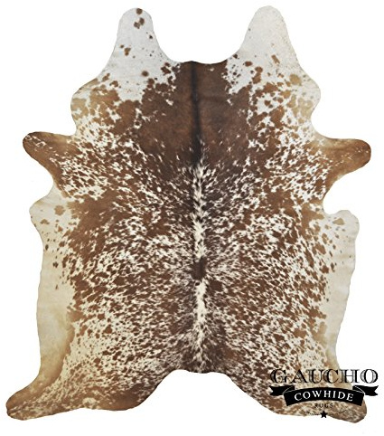 Gaucho Cowhides Natural Snowie Extra Large Brown and White