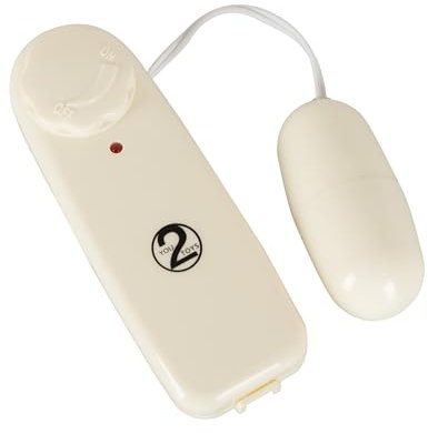 You2Toys Vibro-Ei Secret Service - kraftvoller Vibro-Bullet für Frauen, stufenlos einstellbare Vibration, zur Vagina- und Klitoris-Stimulation, weiß