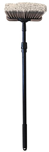 Carrand 93063 Deluxe Car Wash 8 Dip Brush with Bumper and 27-48 Extension Handle , Black