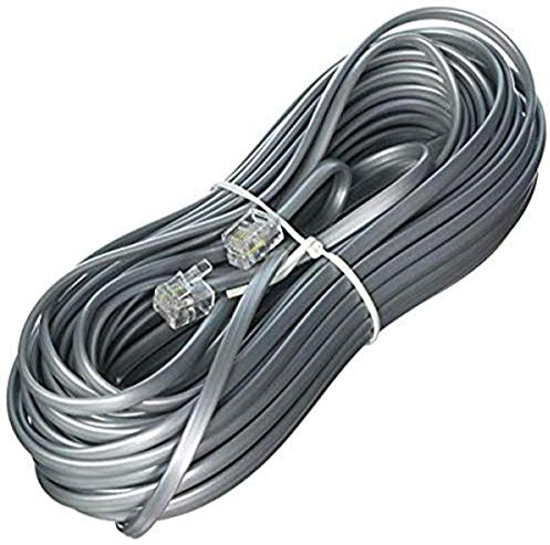 Monoprice Landline Telephone Cable - 50 Feet - RJ11(6P4C) Straight for Data