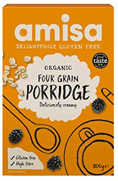 Amisa | Organic 4 Grain Porridge Gf | 6 x 300G