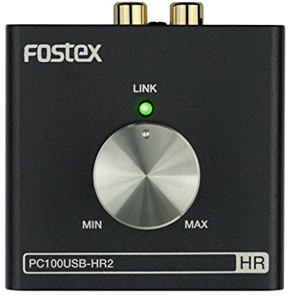 Fostex PC100 USB HR2 24bit 96kHz DAC und Kopfhörer Verstärker PC100USB-HR2 Silber