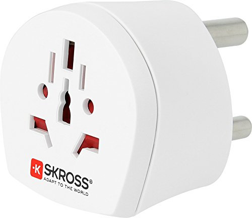 SKROSS | 1.500224-E | World to South Africa | Adattatore Universale da Viaggio per Sudafricana - Tensione e Potenza: 100V – 1600W/250V – 4000W - Protezione Anti Scossa