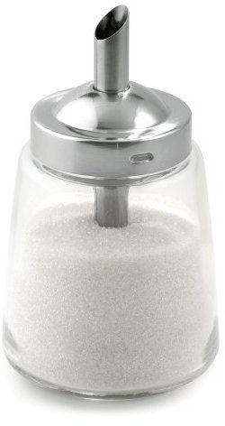 Weis Sucrier en Verre et Acier Inoxydable 200 ML 15053