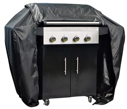 Housse de Barbecue, Grill, Grande Couverture 120 x 145 x 70 cm, Imperméable, Respirant, Qualité Protection, 2 x Fermeture Éclair BBQ Ourlet élastique, Protection