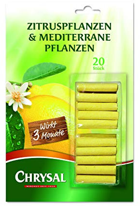 Chrysal Zitrus- & Mediterrane Pflanzen Düngestäbchen 20 Stück