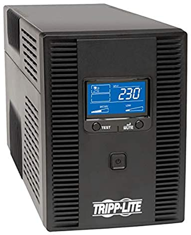 Tripp Lite Smart UPS LCD 1500VA Tower Line-Interactive 230V, 900W, 8 C13 Outlets, 2-Year Warranty (SMX1500LCDT)