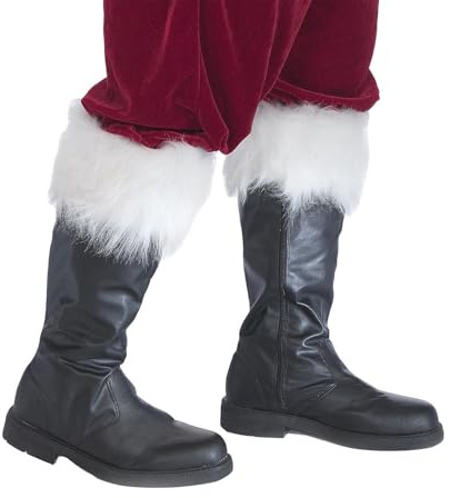 Professional Santa Boots Large (12-13) Costume Accessory