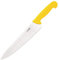 Hygiplas - Couteau de cuisine Hygiplas Chef Jaune 25 cm - Lame tranchante en acier inoxydable nécessitant peu d'entretien C816