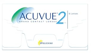 ACUVUE 2 - Lenti a contatto quindicinali - protezione UV;-7.00 diottrie; BC 8.7; DIA 14.00; 6 lenti