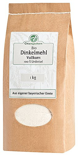 Chiemgaukorn Ekologisk dinkelmjöl fullkorn 1 kg, urdinkel