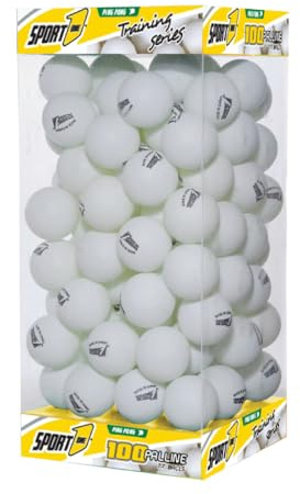 Mandelli Display 8003029701806 Lot de 100 balles d'entraînement Blanc Mm 38 Ping-Pong Jeu de Sport 521 Multicolore