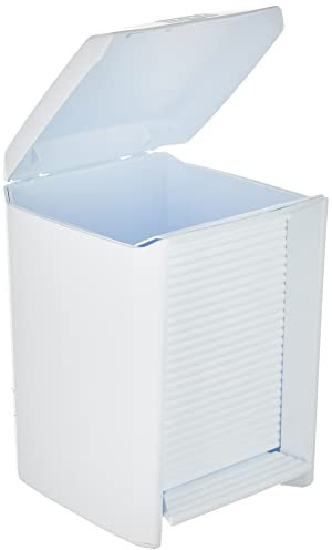 TATAY Bathroom Bin with Pedal Olympia 7L | Removable Inner Bucket with Handle | Practical and Easy-to-Clean Design | Made from Highly Resistant Materials | 21 x 21.5 x 29 cm – White