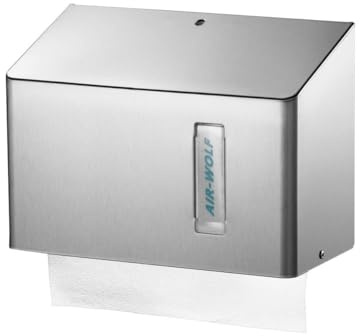 AIR-Wolf Papierhandtuchspender 300 Blatt, Edelstahl, Serie Omega