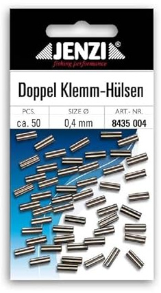 165 Doppel-Klemmhülsen Innendurchmesser 0,6mm