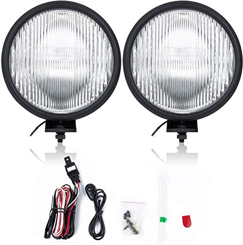 RP Remarkable Power, FL7091 Fit for 1997-2006 Wrangler tj off-road Pair Front Fog Lights Lens Bumper Lamps