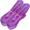 Professional Round Sling 1 Tonne 1 Metre Lifting Bands Lifting Slings E Norm 1492-2 Purple (Set of 2)