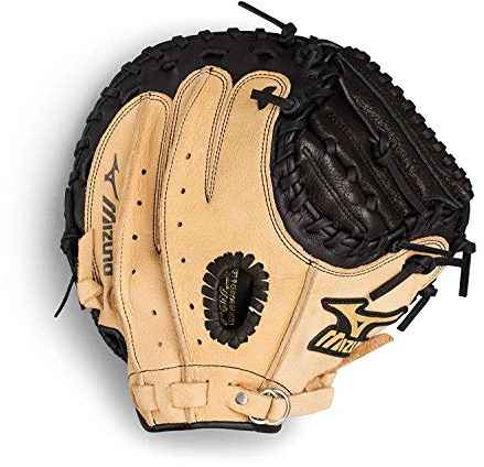 Mizuno Prospect GXC105 Youth Catcher del Guanto, Unisex, Black/Tan