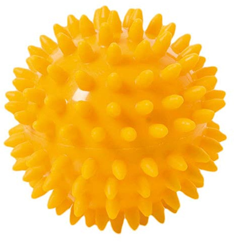 Togu Knobbed Klassisk Spiky Massageboll gUL en storlek