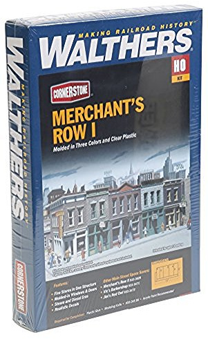 Walthers Cornerstone Series Kit HO Scale Merchant's Row I