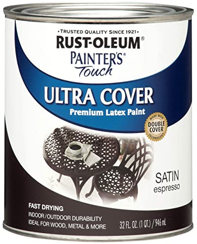 Rust-Oleum Painter's Touch Latex Brush-On Paint, Satin Espresso
