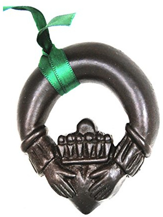Irish Turf Claddagh Hanging Decoration