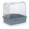 Beeztees 75084 Badehaus aus Plastik, 13 x 13 x 13 cm, grau
