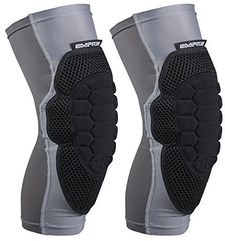 EMPIRE Paintball NeoSkin Knieschoner – Schwarz/Grau, schwarz