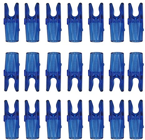 Mangobuy 50pc Inner diameter 3.2mm Arrow Pin S Nock For Carbon Aluminum Pin Nocks (blue)