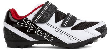 Spiuk Uhra MTB Fahrradschuhe Unisex, Weiß - Schwarz-Weiß - Größe: 41 EU