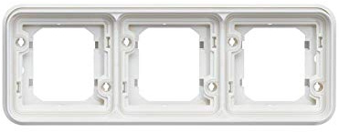 Soporte de empotrar, 1 elemento, blanco