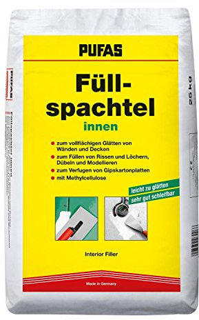 Pufas Füllspachtel innen 25,000 KG