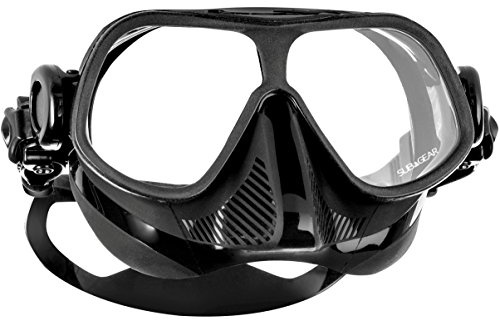 Subgear Steel Comp Masque de plongée, Noir