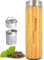 amapodo Trinkflasche aus Edelstahl mit Sieb - Thermosflasche - Thermobecher - Für Heiß und Kalt Getränke - Tee oder Kaffee to go - Isolierflasche mit Teesieb 500ml