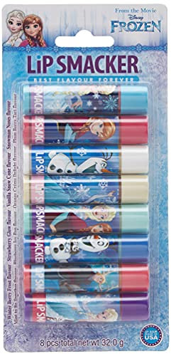Lip Smacker - Disney's Frozen Collection - Lippenbalsam für Kinder - Disneys Frozen Lippenpflege Party Pack - Verpackung mit 8 Lippenpflegestiften