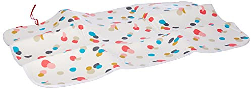 Rayen Protector para Planchar sobremesa | Mínimo Espacio Plegado | 3 Capas: Espuma, 100% algodón, alumino 6154.02, Color Estampado Confetti, Esampado Confeti, Medida :90x55 cm